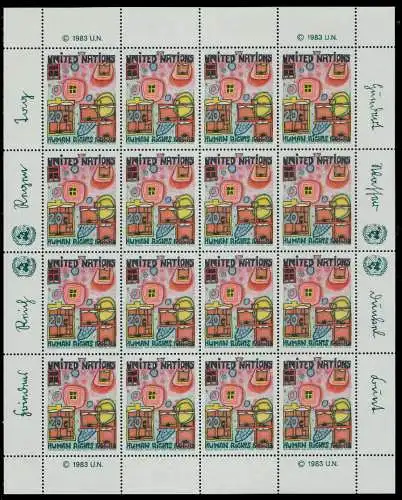 UNO NEW YORK Nr 438-439 postfrisch KLEINBG 7BD6BE