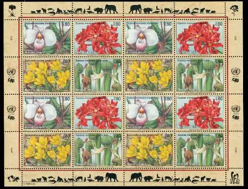 UNO GENF Nr 288-291 postfrisch KLEINBG S013C9A