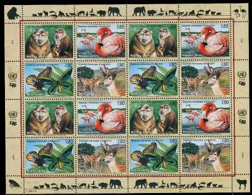 UNO GENF Nr 330-333 postfrisch KLEINBG S013D32