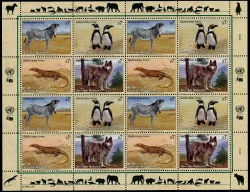UNO WIEN Nr 143-146 postfrisch KLEINBG S013D9A