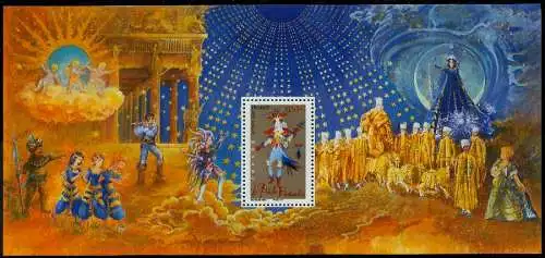 FRANKREICH Block 56-61 postfrisch S0146DE