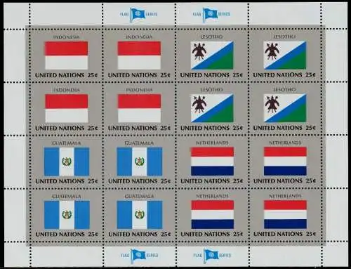 UNO NEW YORK Nr 579-594 postfrisch KLEINBG 7BF97A