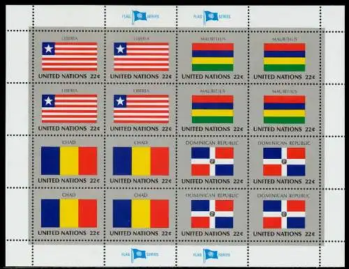 UNO NEW YORK Nr 472-487 postfrisch KLEINBG 7BF9C2