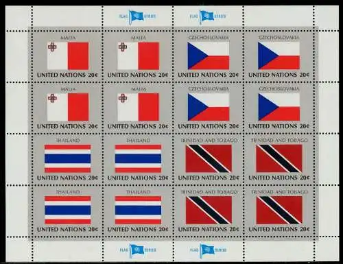 UNO NEW YORK Nr 373-388 postfrisch KLEINBG 7BFA0E