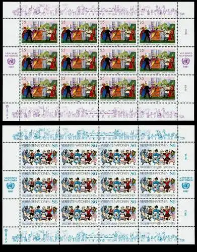 UNO WIEN Nr 75-76 postfrisch KLEINBG S0149C2