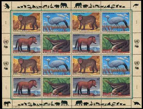UNO WIEN Nr 222-225 postfrisch KLEINBG S014A22