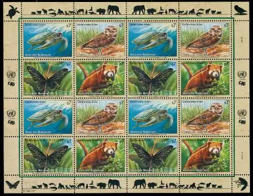 UNO WIEN Nr 248-251 postfrisch KLEINBG S014A32