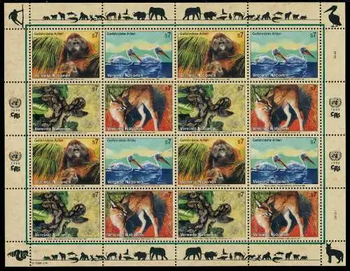 UNO WIEN Nr 287-290 postfrisch KLEINBG S014A3A