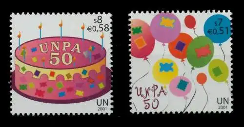 UNO WIEN Nr 342-343 postfrisch 7BFBB2