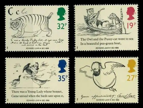 GROSSBRITANNIEN 1988 Nr 1170-1173 postfrisch 7BFDBA