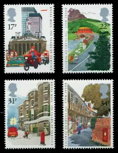 GROSSBRITANNIEN 1985 Nr 1035-1038 postfrisch 7BFDF2