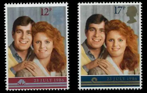 GROSSBRITANNIEN 1986 Nr 1081-1082 postfrisch 7BFE22