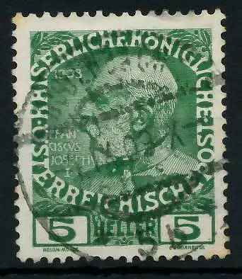 ÖSTERREICH 1908 Nr 142v zentrisch gestempelt 7C226E