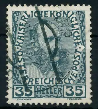 ÖSTERREICH 1908 Nr 149v gestempelt 7C2276