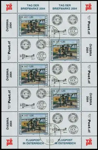 ÖSTERREICH BLOCK KLEINBOGEN Nr 2482KB zentrisch gestempelt K S4939BE