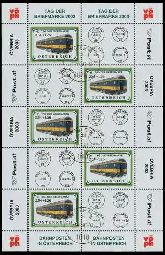 ÖSTERREICH BLOCK KLEINBOGEN Nr 2414 gestempelt KLEINBG 7C2412