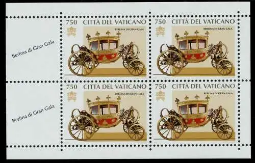 VATIKAN HEFTCHENBLATT Nr HB 16 postfrisch 7C4DBA