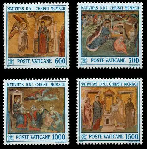 VATIKAN 1992 Nr 1075-1078 postfrisch S01616A