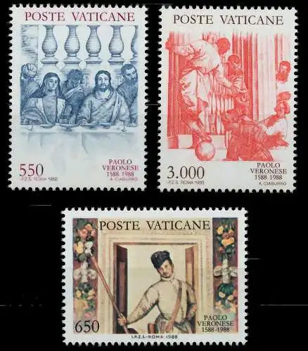 VATIKAN 1988 Nr 949-951 postfrisch S01637A