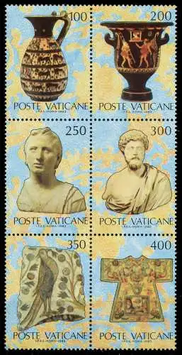 VATIKAN 1983 Nr 820-825 postfrisch 6er-BLOCK 7C692E