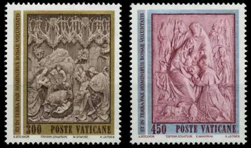 VATIKAN 1982 Nr 814-815 postfrisch S01655E