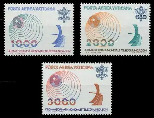 VATIKAN 1978 Nr 723-725 postfrisch S016E42