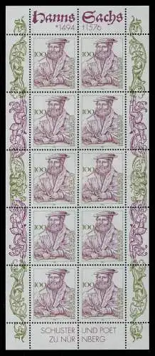 BRD BUND BLOCK KLEINBOGEN 1990 1994 Nr 1763 postfrisch 7C6CDA