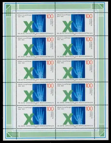BRD BUND BLOCK KLEINBOGEN 1995 Nr 1784 postfrisch KLEIN 7C6D4E