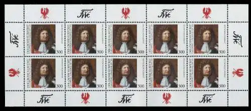 BRD BUND BLOCK KLEINBOGEN 1995 Nr 1781 postfrisch KLEIN 7C8636