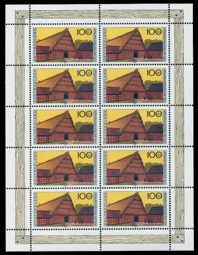 BRD BUND BLOCK KLEINBOGEN 1995 Nr 1821 postfrisch KLEIN 7C8656