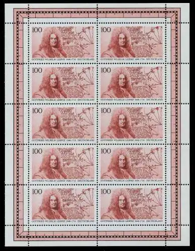 BRD BUND BLOCK KLEINBOGEN 1996 Nr 1865 postfrisch KLEIN 7C876A