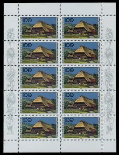 BRD BUND BLOCK KLEINBOGEN 1996 Nr 1885 postfrisch KLEIN 7C8822