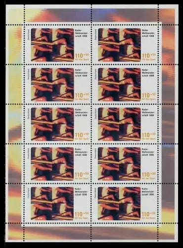 BRD BUND BLOCK KLEINBOGEN 1998 Nr 1970 postfrisch KLEIN 7C8A3A