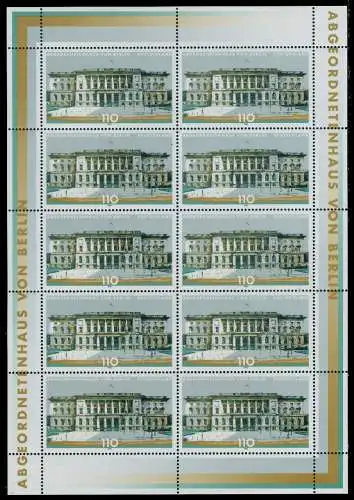 BRD BUND BLOCK KLEINBOGEN 1998 Nr 1976 postfrisch KLEIN 7C8A66