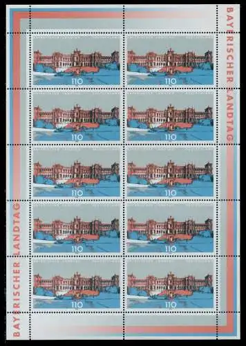 BRD BUND BLOCK KLEINBOGEN 1998 Nr 1975 postfrisch KLEIN 7C8A7A