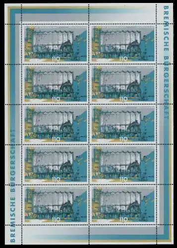 BRD BUND BLOCK KLEINBOGEN 1999 Nr 2040 postfrisch KLEIN 7C8BFE