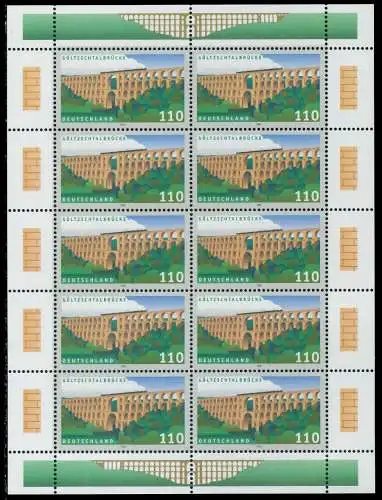 BRD BUND BLOCK KLEINBOGEN 1999 Nr 2082 postfrisch ungebraucht KLE 7C8D12