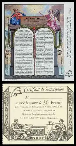 FRANKREICH Block 9mK postfrisch 82AC2A