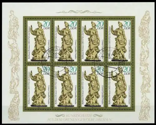 DDR BLOCK KLEINBOGEN Nr 2906II gestempelt KLEINBG 73CBC2