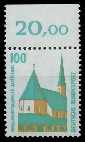 BRD DS SEHENSWÜRDIGKEITEN Nr 1406Au postfrisch ORA 7CF146
