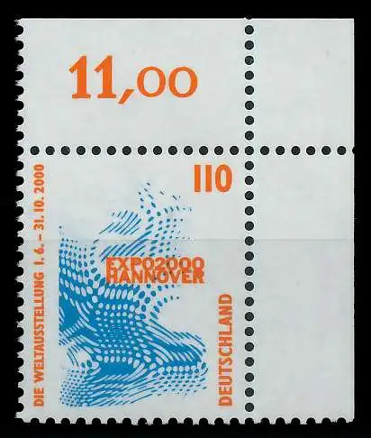 BRD DS SEHENSWÜRDIGKEITEN Nr 2009A postfrisch ECKE-ORE 7CF376