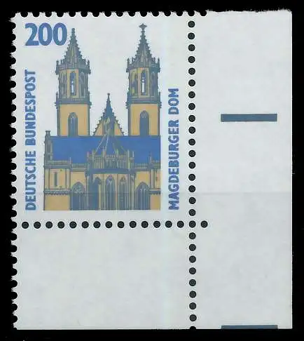 BRD DS SEHENSW Nr 1665 postfrisch ECKE-URE 7CF3E6