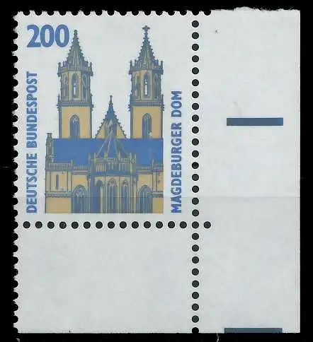 BRD DS SEHENSW Nr 1665 postfrisch ECKE-URE 7CF3EA