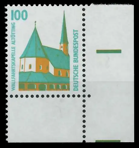 BRD DS SEHENSWÜRDIGKEITEN Nr 1406Au postfrisch ECKE-URE 7CF3FE