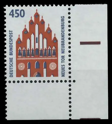 BRD DS SEHENSW Nr 1623 postfrisch ECKE-URE 7CF436