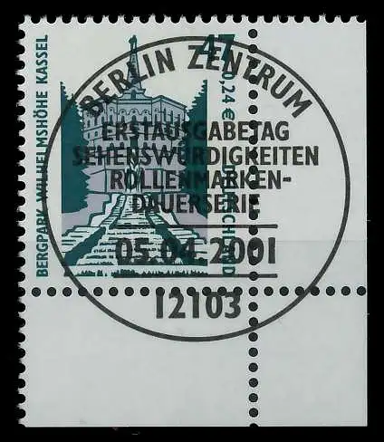 BRD DS SEHENSW Nr 2176 ESST zentrisch gestempelt ECKE-URE 7CF482