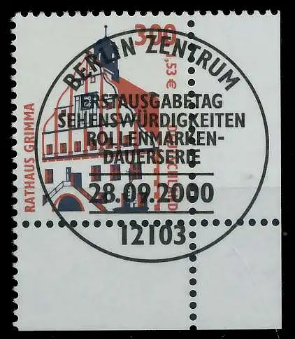BRD BUND DS SEHENSWÜRDIGKEITEN Nr 2141 ESST ZEN 7CF4AE