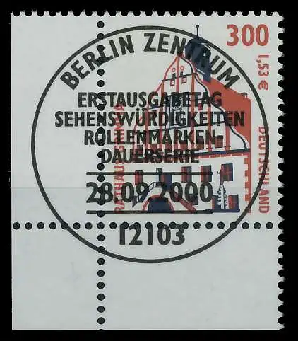 BRD DS SEHENSW Nr 2141 ESST zentrisch gestempelt ECKE-ULI 7CF4FE