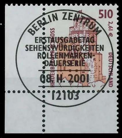 BRD DS SEHENSW Nr 2225 ESST zentrisch gestempelt ECKE-ULI 7CF502