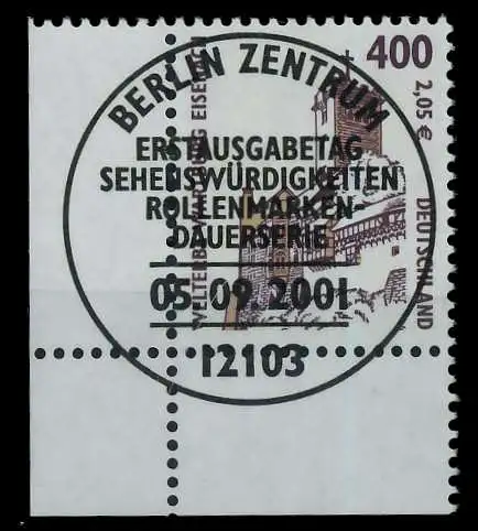 BRD DS SEHENSW Nr 2211 ESST zentrisch gestempelt ECKE-ULI 7CF512